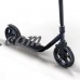 Globber Adult One Second Folding Adjustable Height Scooter with 230mm Wheels (Titanium/Blue)   